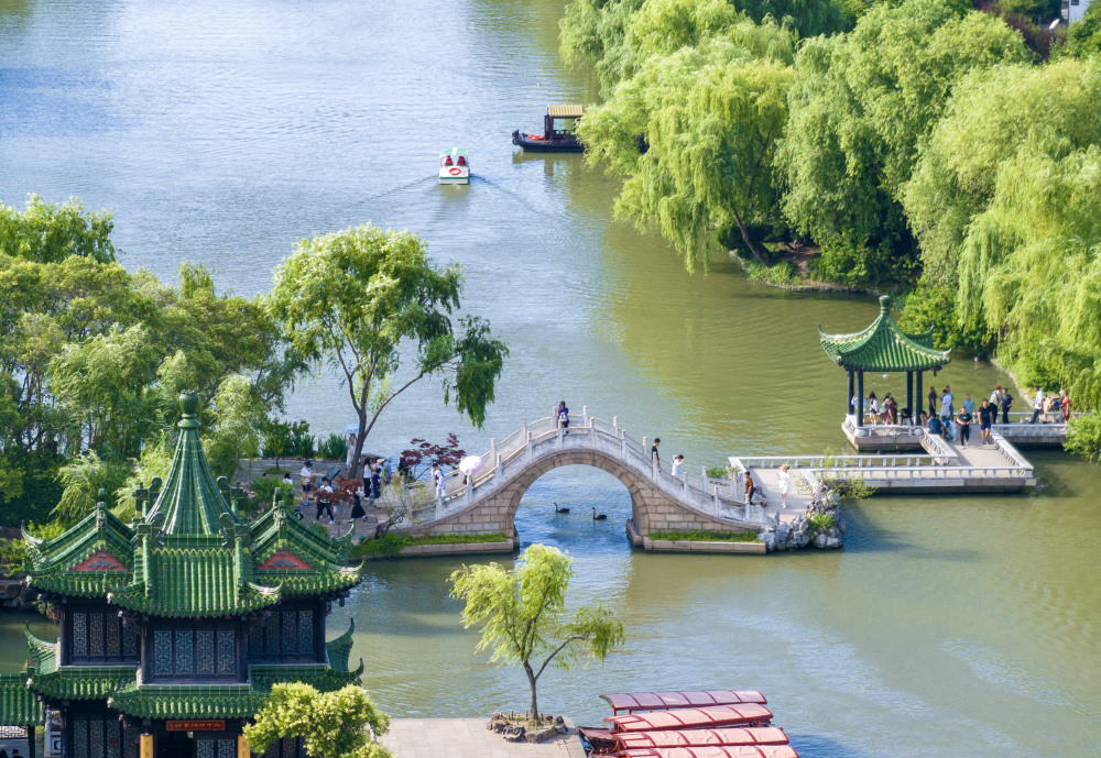 江苏扬州:瘦西湖风景美_腾讯新闻