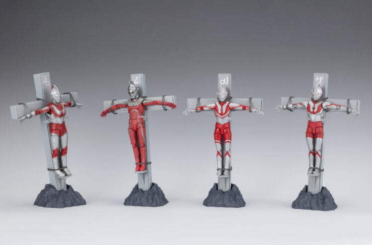 奥特曼shf系列艾斯杀手手办官图 完美还原奥特兄弟团灭的名场面