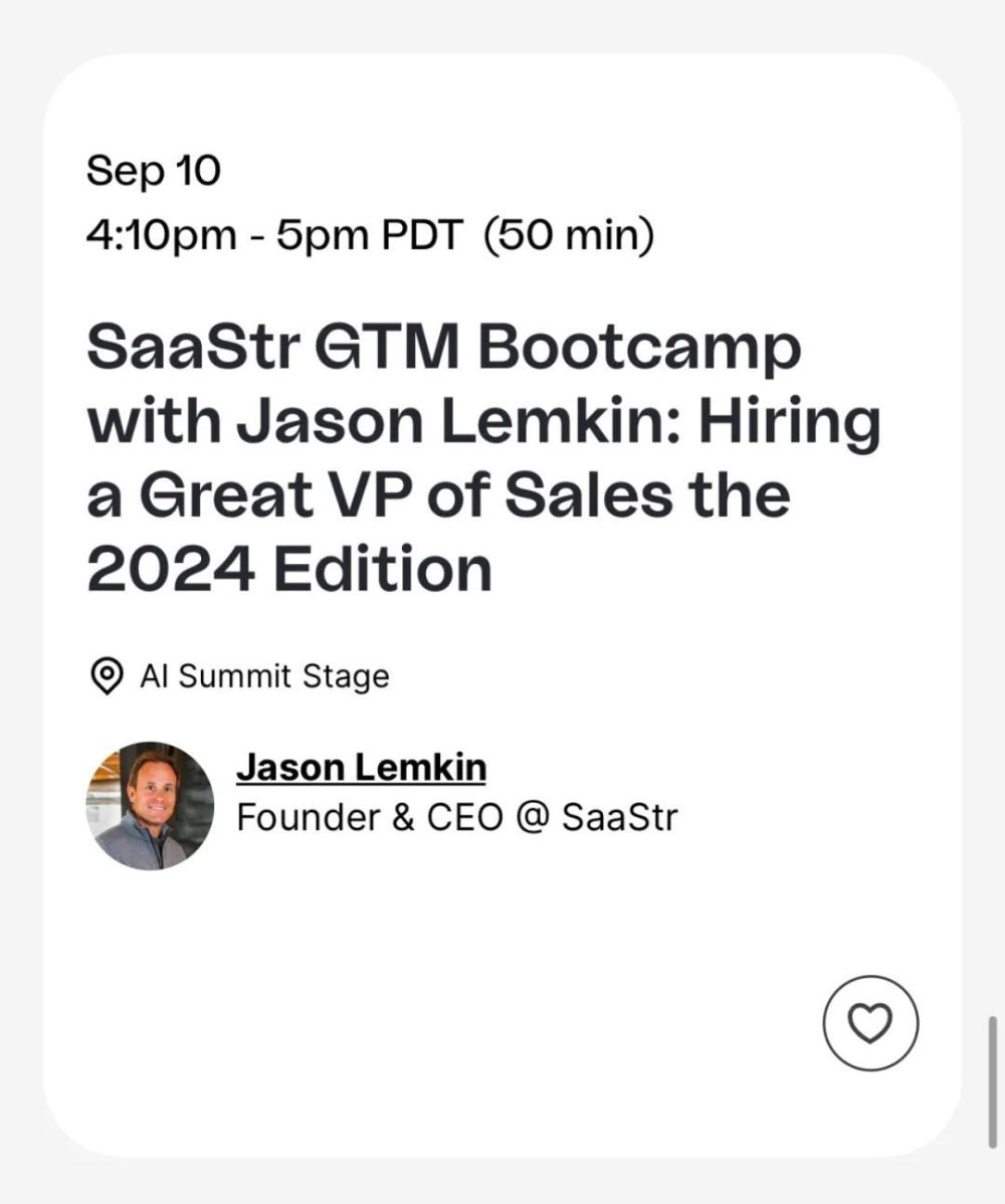 非凡资本吴畏：SaaStr Annual 2024的一些嘉宾精华观点实录 · 原文图片 12