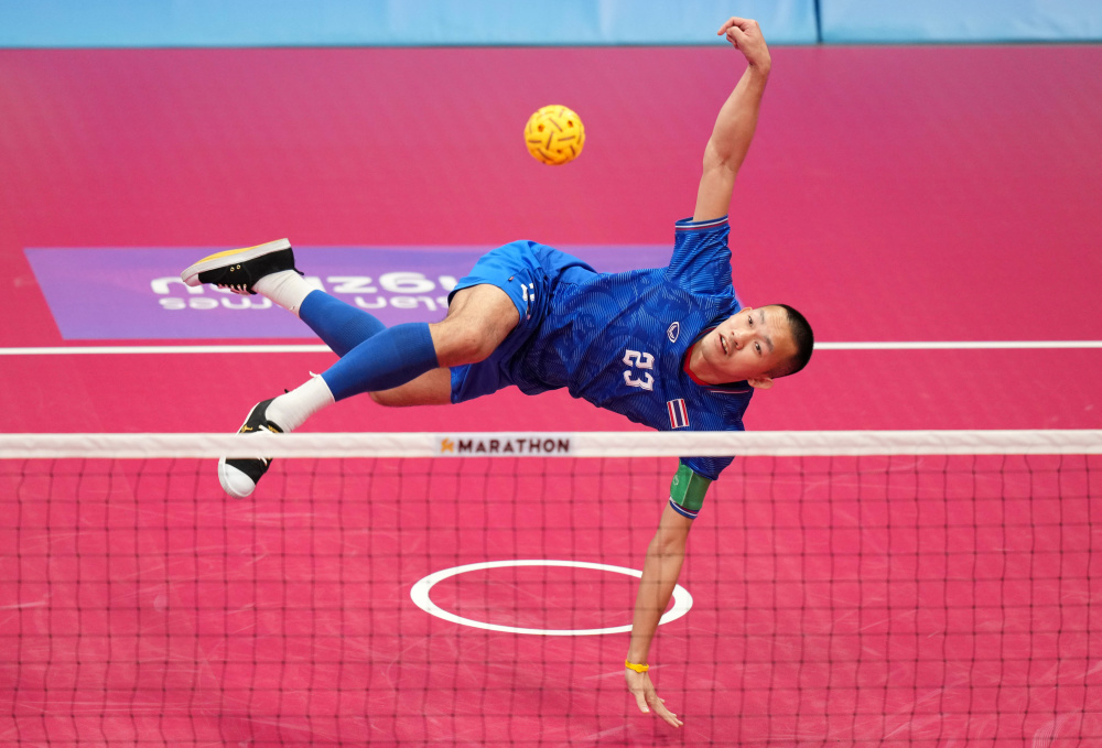 藤球——男子单组团体预选赛:泰国队胜日本队_腾讯新闻