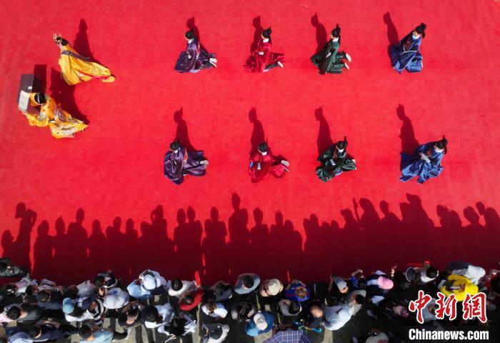 江苏盱眙：明祖陵上演实景表演再现600多年前盛况_腾讯新闻
