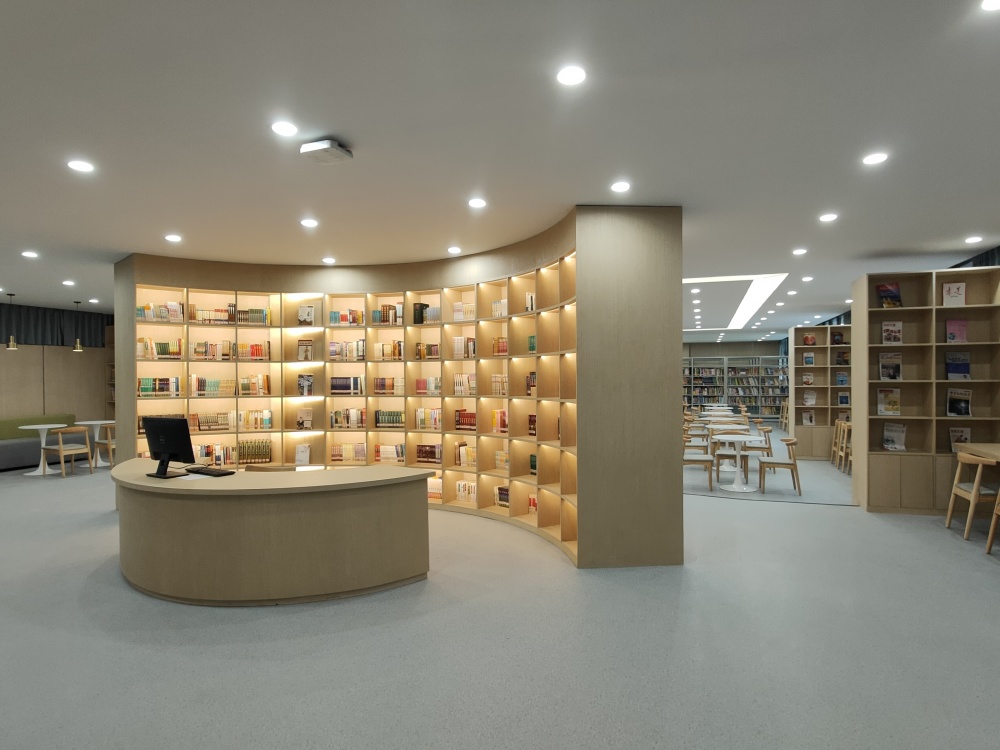 电子藏书30余万册,瀑布流阅读机,智能微图书馆,自助借还系统,触屏式