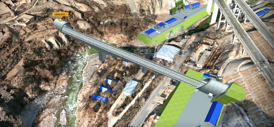 西成铁路隆务河大桥工程开建