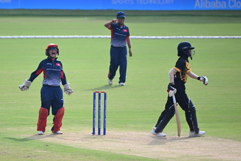 板球——女子预赛:马来西亚胜中国香港