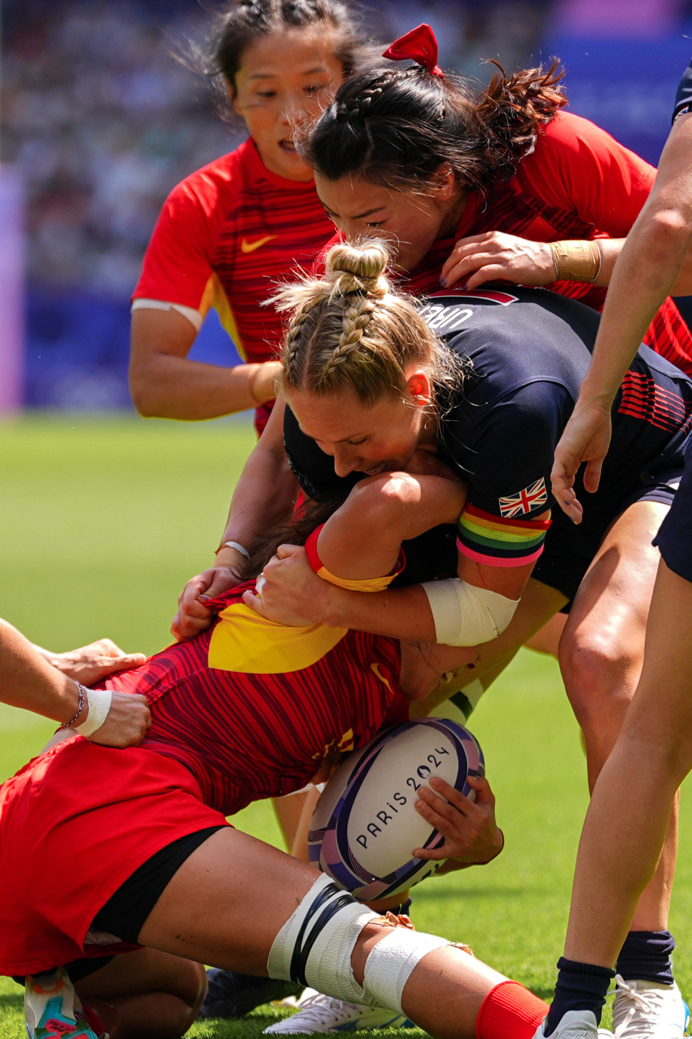 巴黎奥运会丨女子七人制橄榄球——排位赛:中国胜英国(2)