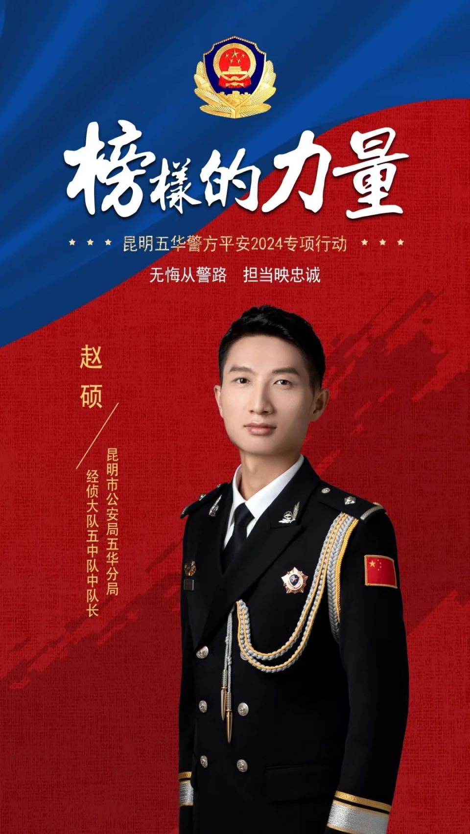 无悔从警路 担当映忠诚——市公安局五华分局经侦大队赵硕_腾讯新闻