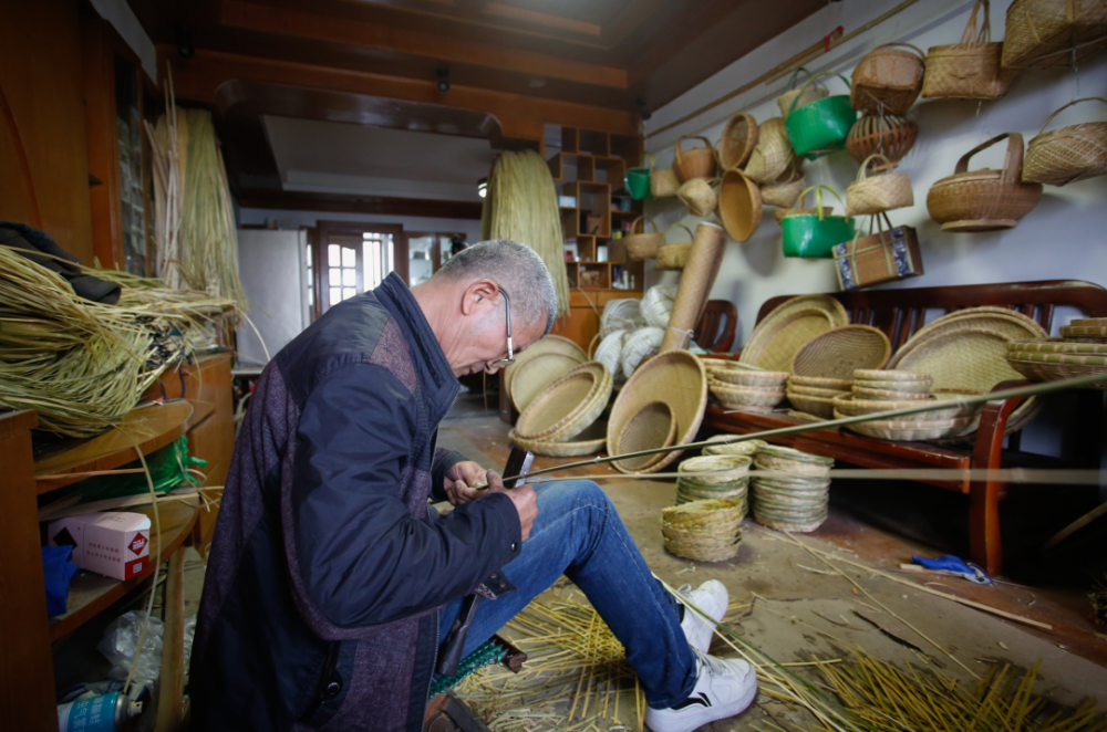 原来蒸青团用的竹编蒸笼是这么做的