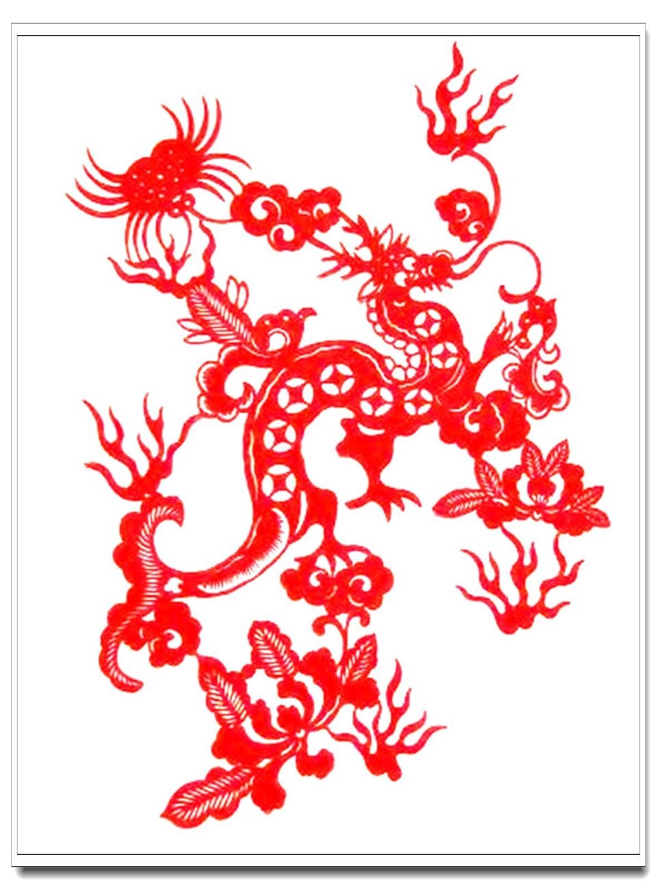 《祥龙献瑞》杨毅精品剪纸欣赏