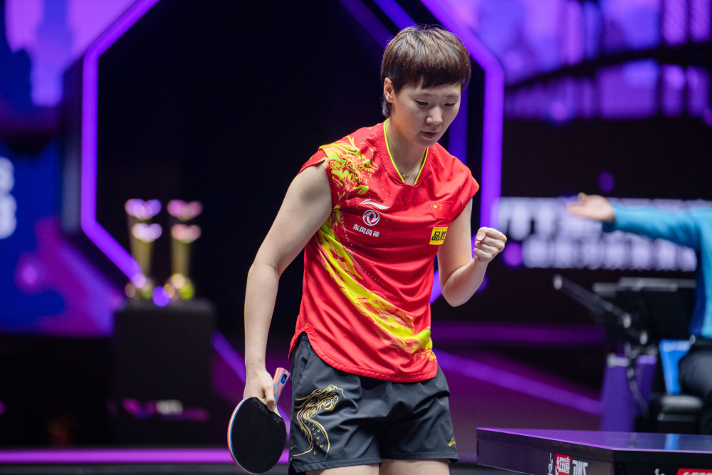 体育乒乓球澳门冠军赛王曼昱女单夺冠