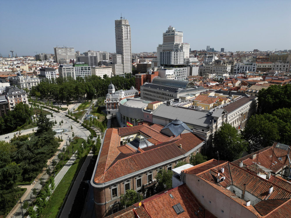 (外代一线)空中俯瞰马德里