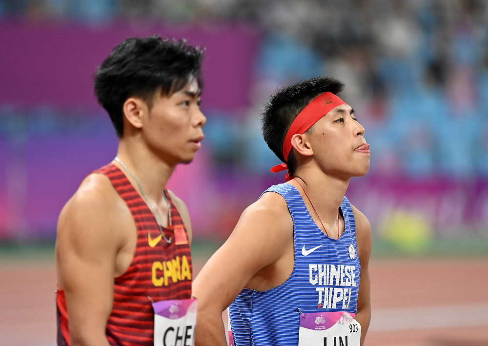 田径男子100米预赛赛况2