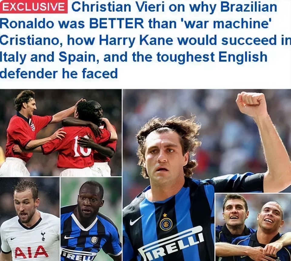 维埃里:从未觉得不如别人,直到遇到这位队友,他比c罗更好!