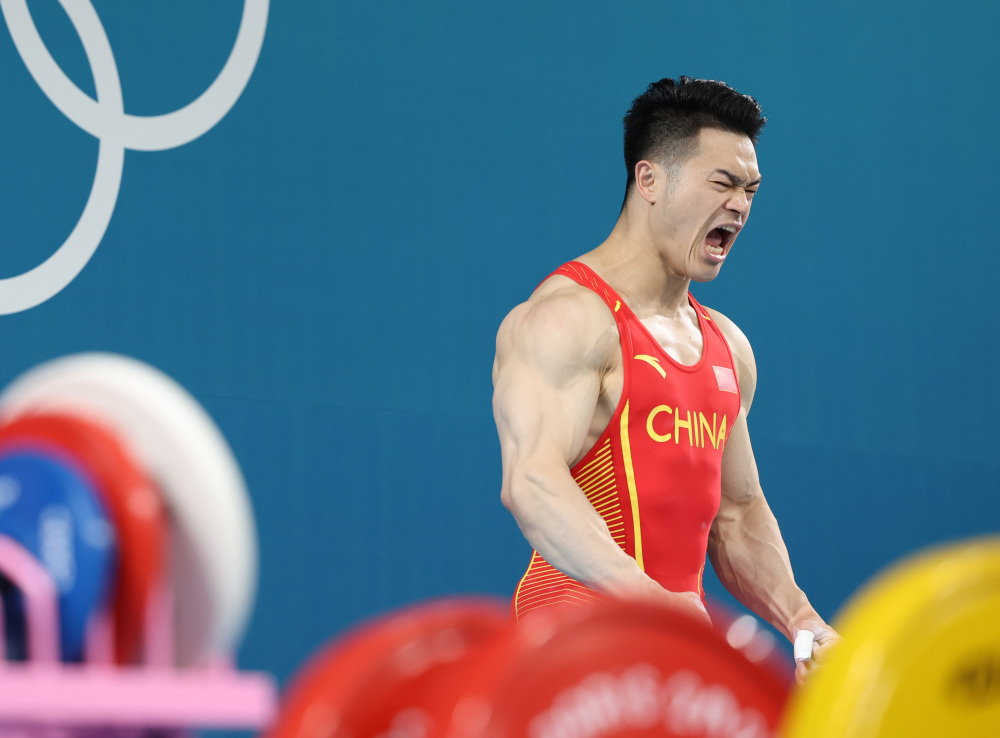巴黎奥运会丨举重——男子73公斤级:石智勇无缘奖牌