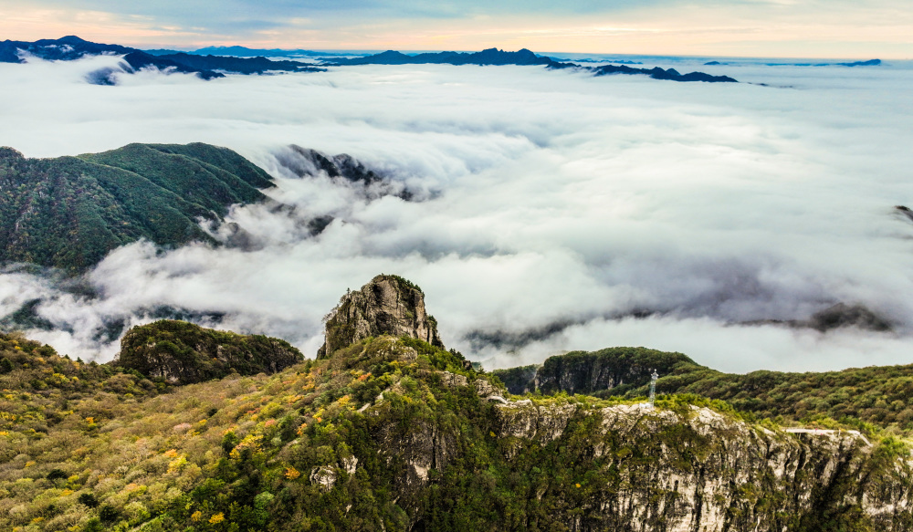 陕西秦岭牛背梁现云海奇观-腾讯新闻