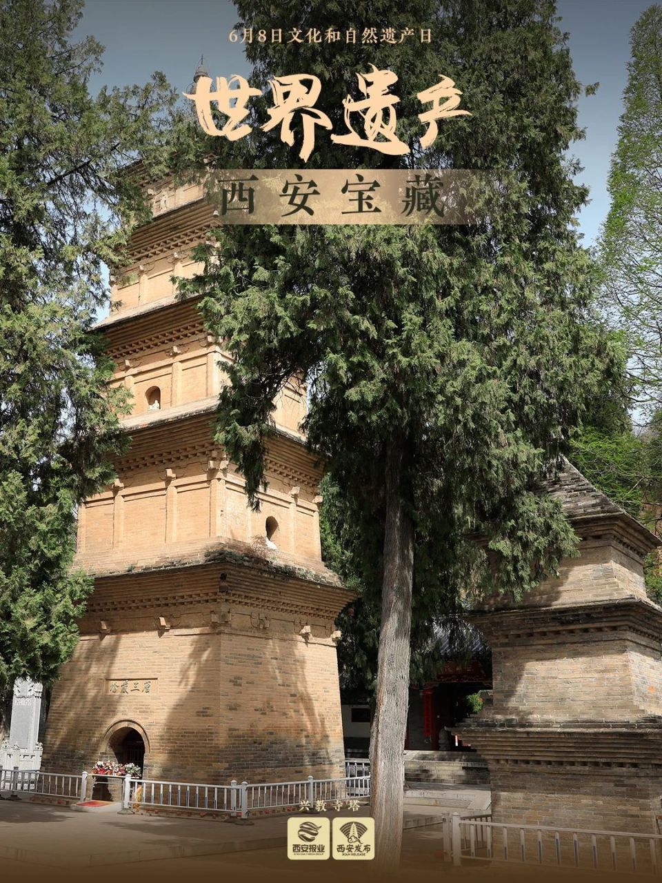 99兴教寺塔99汉长安城未央宫遗址99唐长安城大明宫遗址99唐