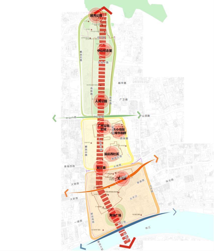 广州传统中轴线(近代)保护规划公布,以微改造方式控制开发强度