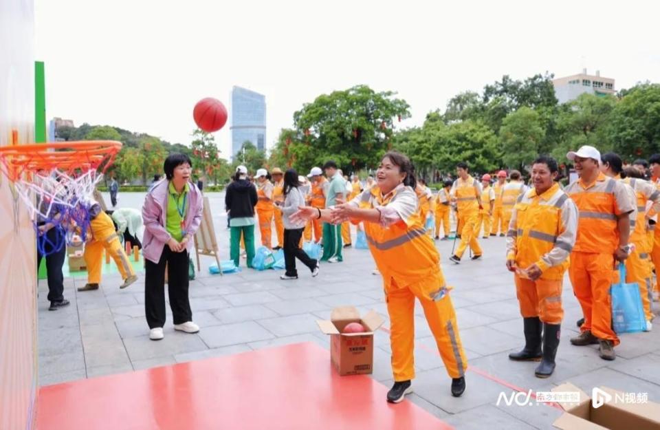 致敬环卫人，护航全运会！东莞这场运动会欢乐多多