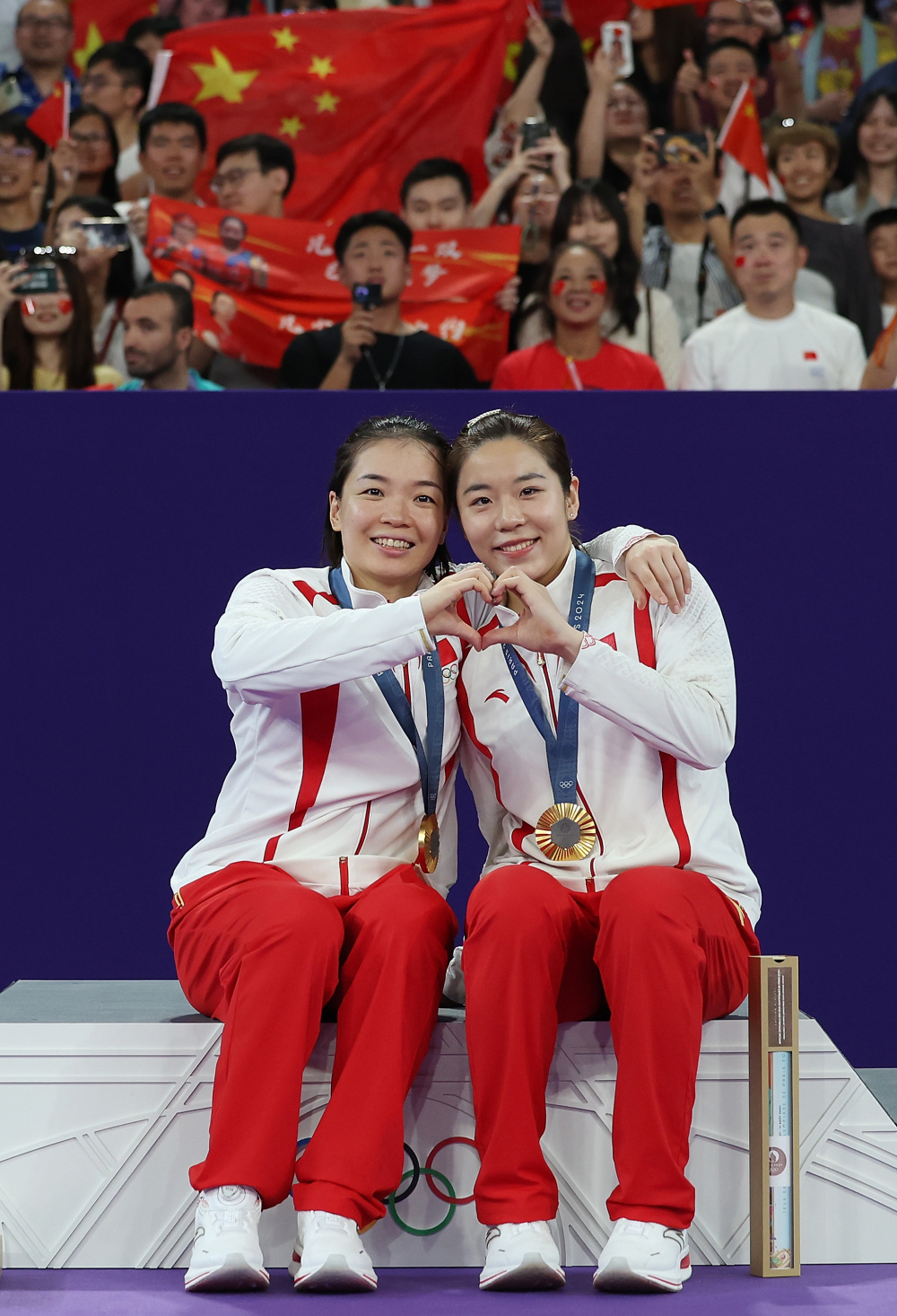 巴黎奥运会|羽毛球——女双:陈清晨/贾一凡夺得金牌(8