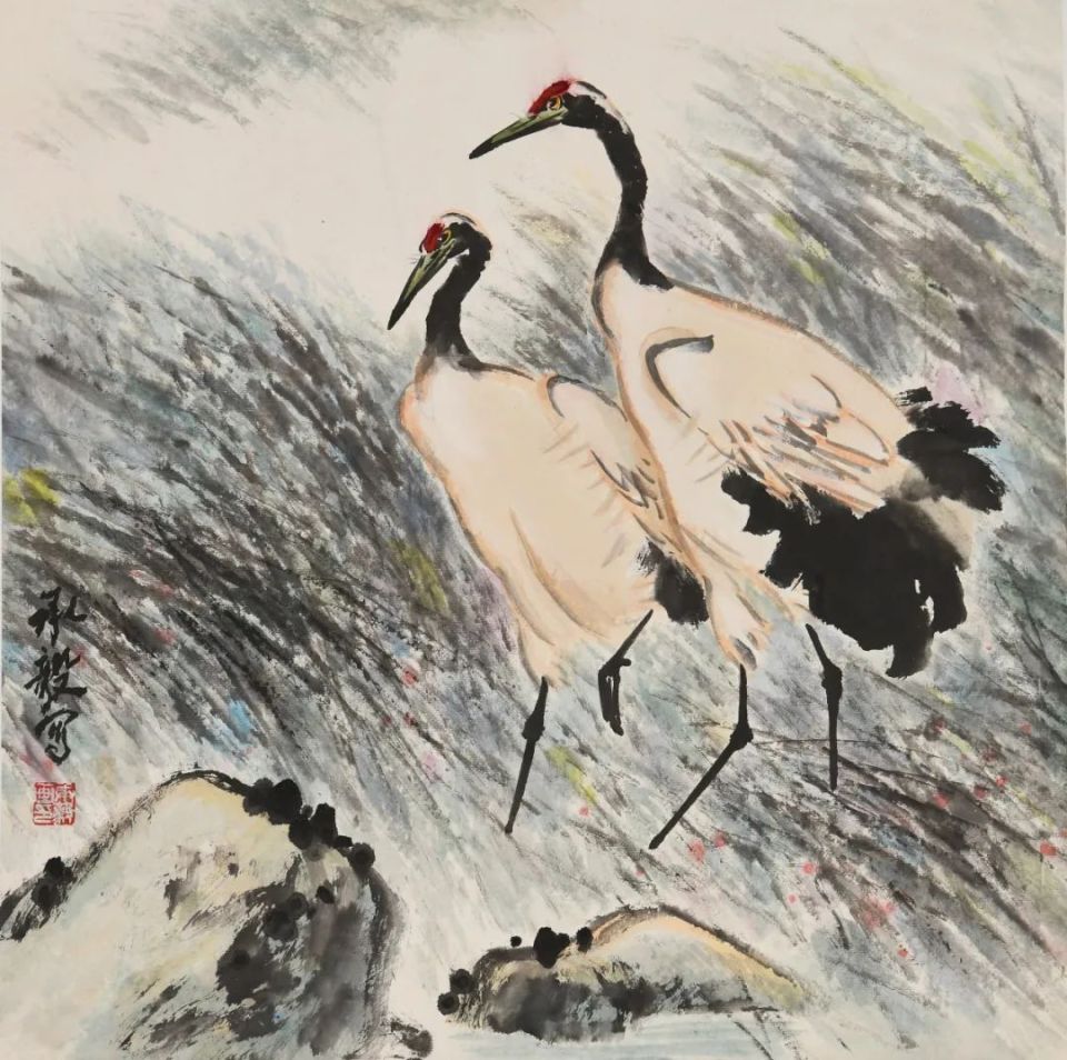 鹿鹤同春丨当代书画家主题作品欣赏-腾讯新闻