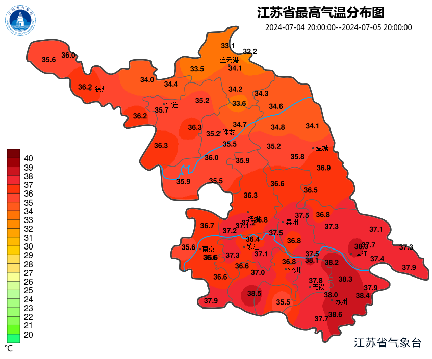 今天22时20分,江苏正式进入