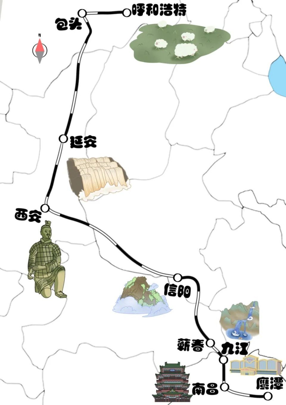 这趟北上列车有何不同?