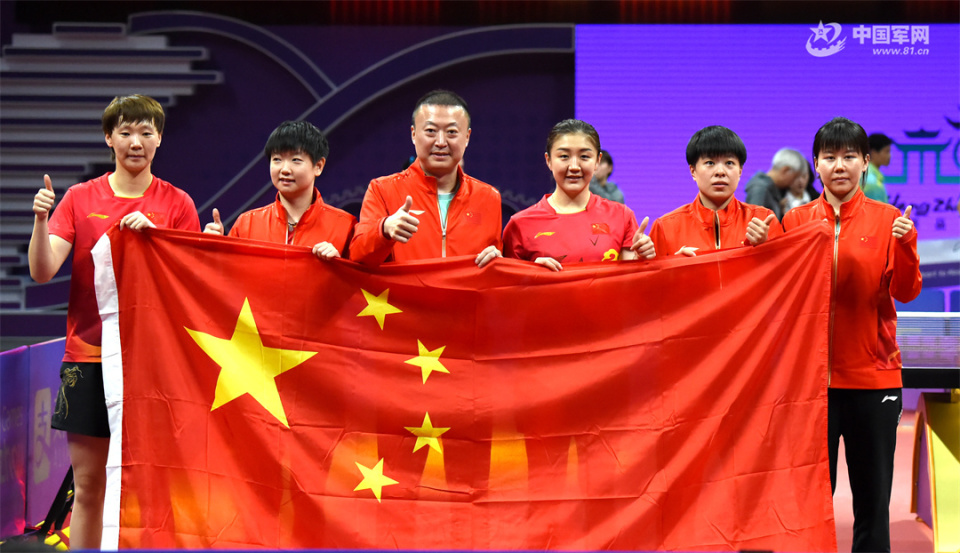 中国队夺得杭州亚运会乒乓球女子团体金牌_腾讯新闻