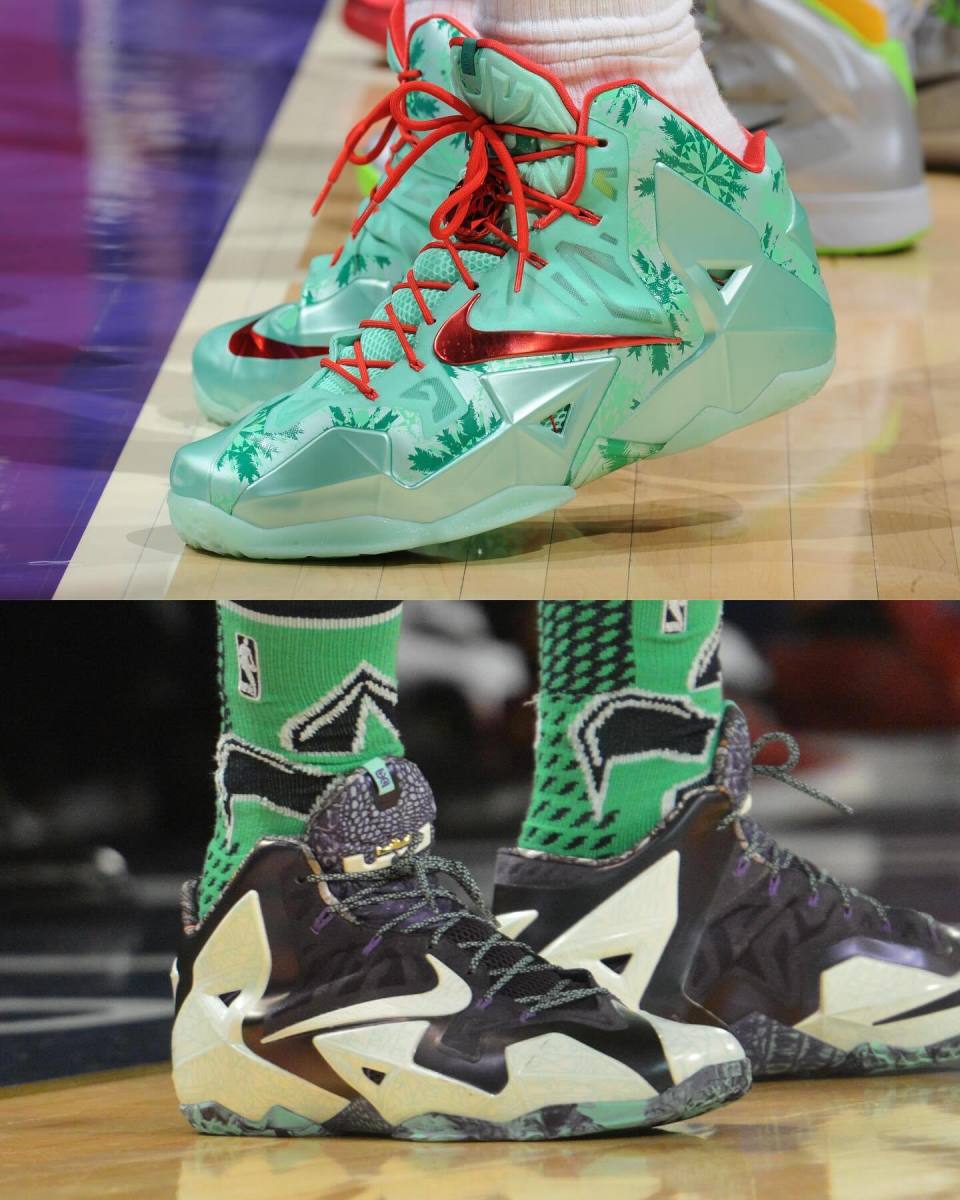 06机械感造型堪称一代经典!詹姆斯转发lbj11代战靴各种配色