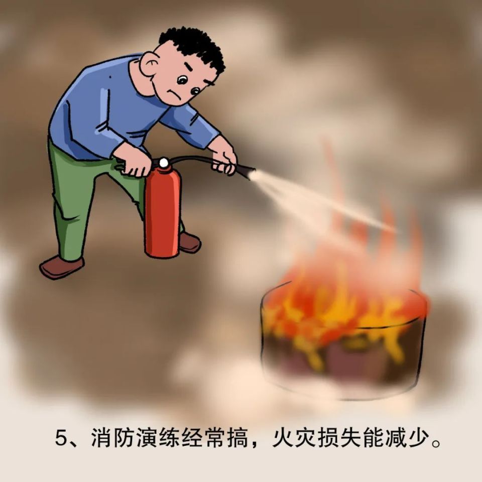请一定收好这份漫画版夏季消防安全提示莫让消防安全中暑夏季火灾