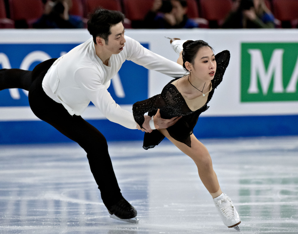 花样滑冰世锦赛彭程王磊位列双人滑第16名