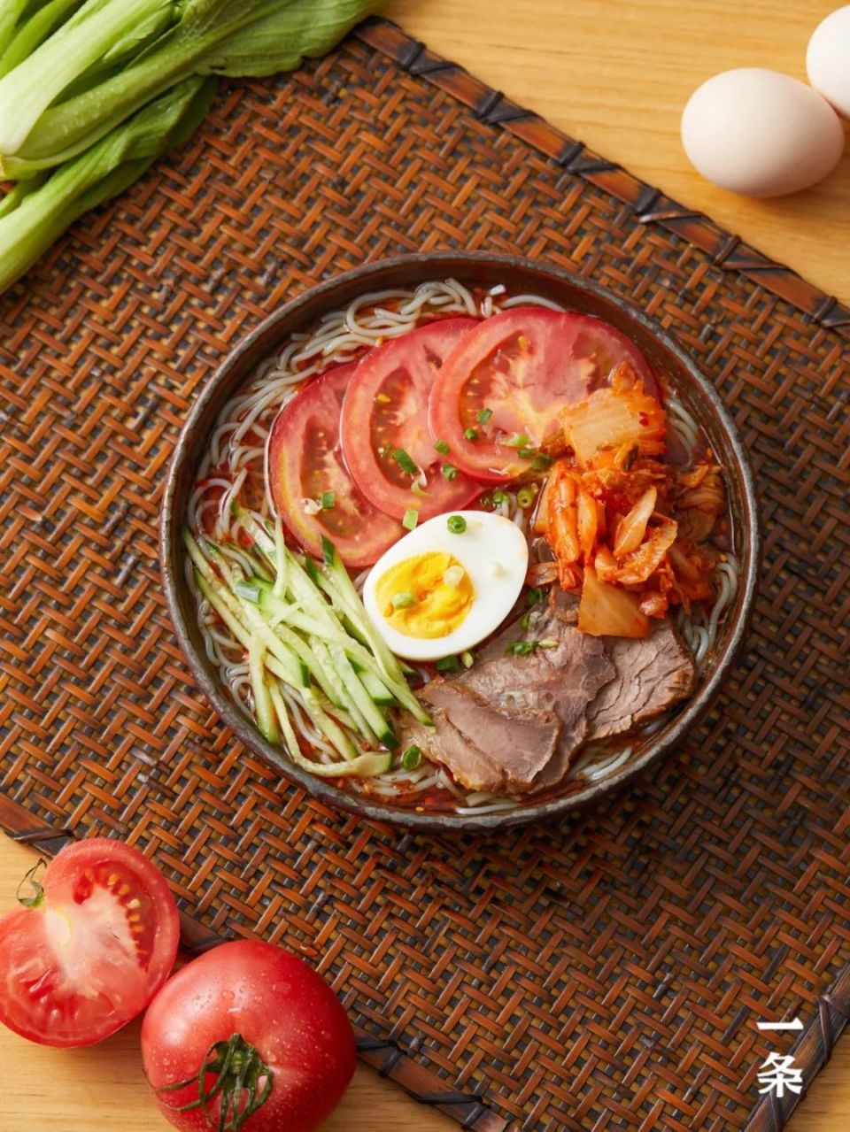 正宗朝鲜族冷面,q弹劲道,酸甜清爽,10分钟就能搞定