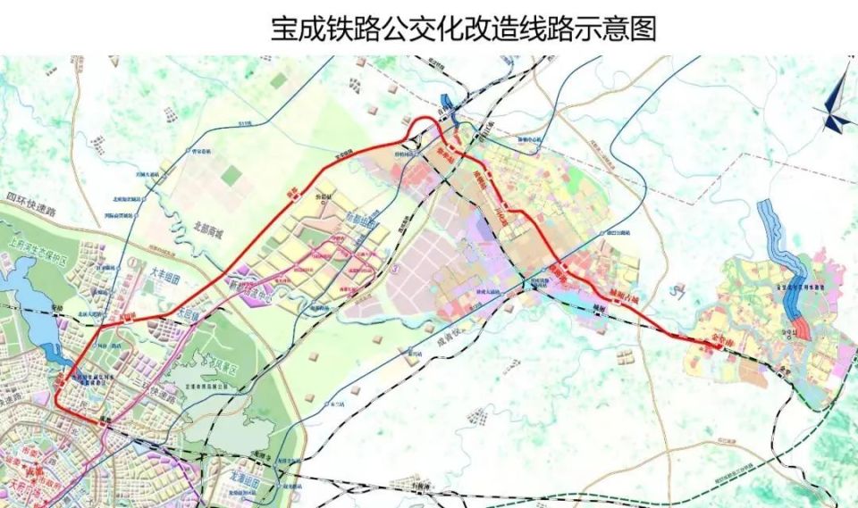 宝成铁路改造及新建青白江至金堂线项目
