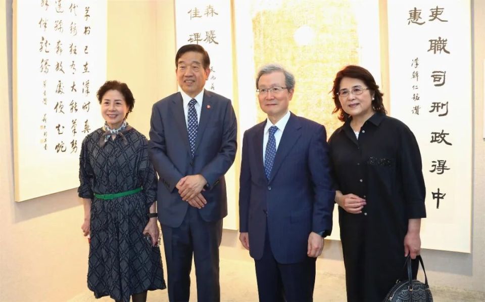 "翰墨传薪——苏士澍 星弘道 中日书法艺术交流展"在荣宝斋隆重开幕