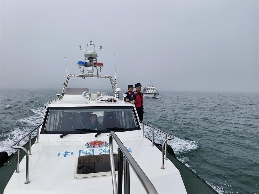 携手共管,共创海上平安—青岛海警局即墨工作站开展多部门高频次联合
