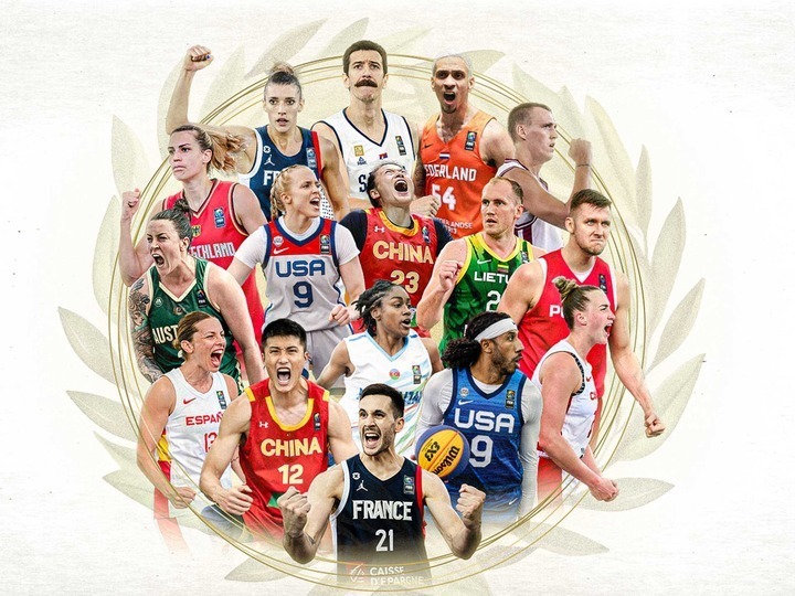 篮球项目的角逐,每个奥运代表团最多拥有男,女各一支参赛队,法国队仅