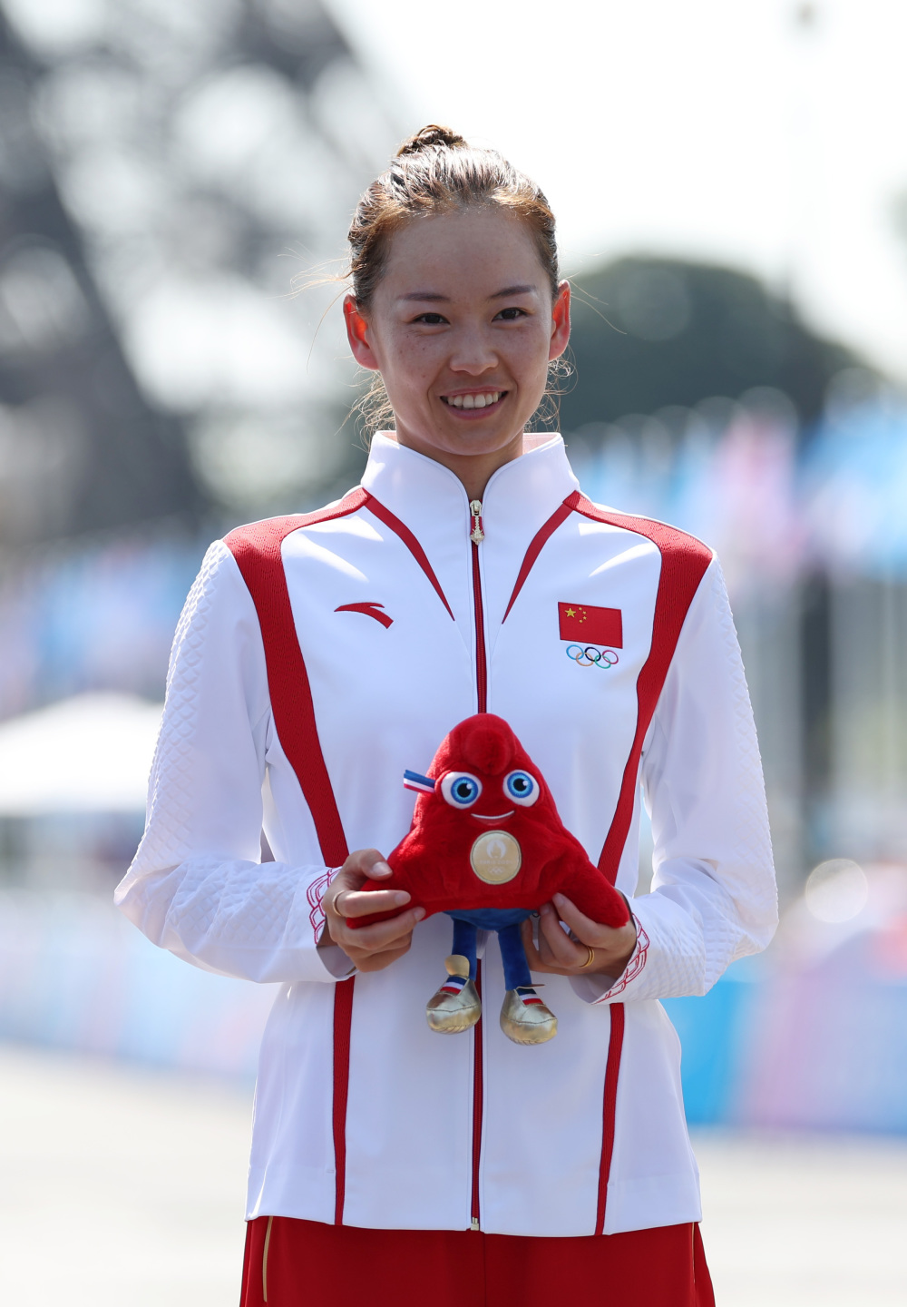 巴黎奥运会丨田径——女子20公里竞走:中国选手杨家玉夺冠(12)