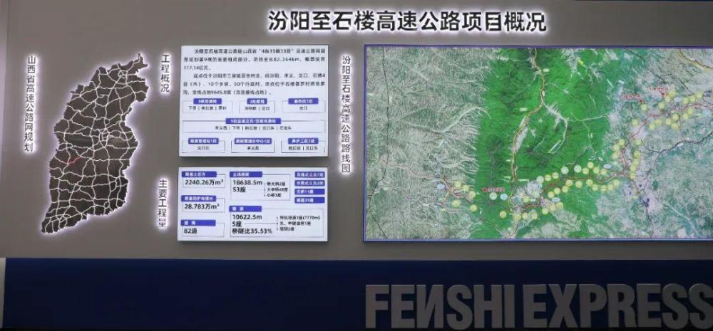 汾石高速公路工程項目是山西省高速公路網規劃