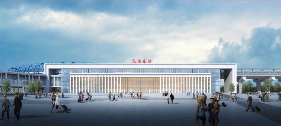 这条高铁新建站房亮相