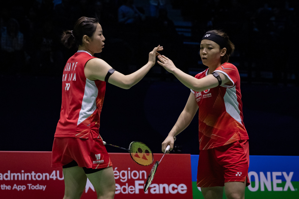 羽毛球——法国公开赛:陈清晨/贾一凡女双晋级四强