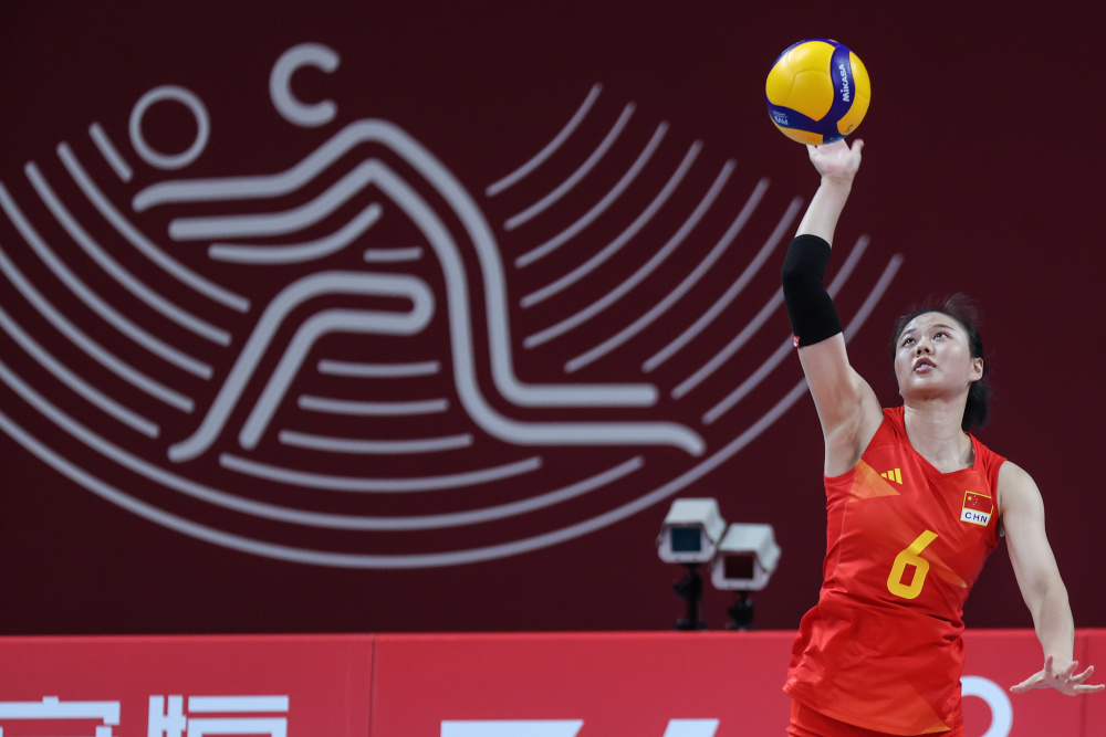 排球女子a组预赛中国队胜朝鲜队