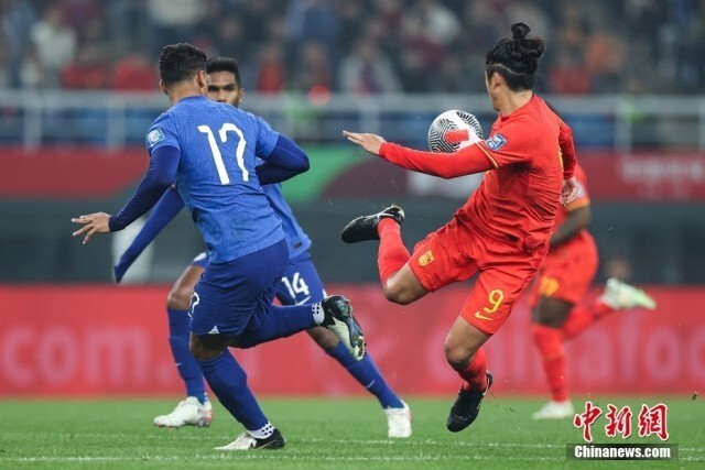 世界杯预选赛:中国队4-1大胜新加坡队_腾讯新闻