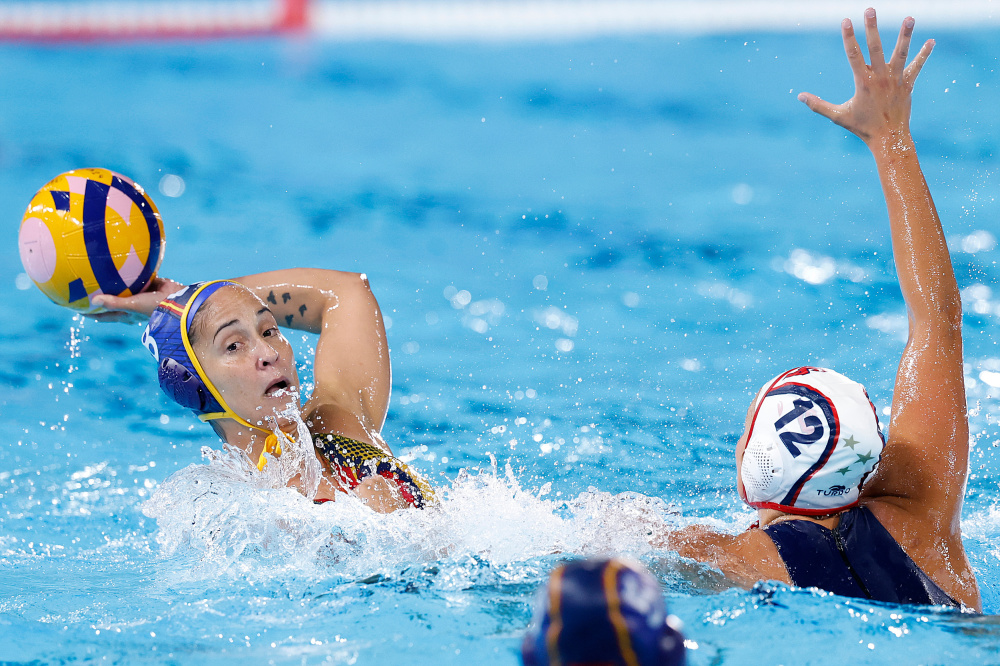 巴黎奥运会|水球——女子小组赛:西班牙胜美国(2)