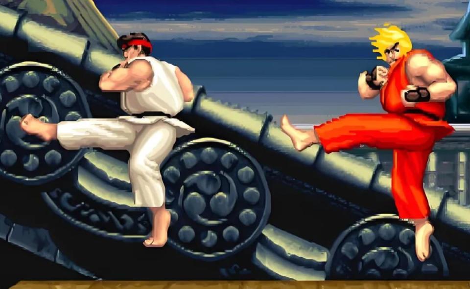 《街头霸王》隆和肯都有哪些差别,谁的升龙,发波,旋风腿更强?