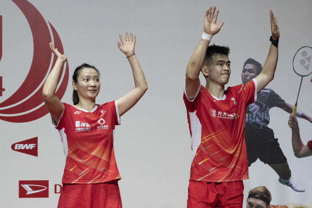羽毛球印尼大师赛郑思维黄雅琼混双夺冠2
