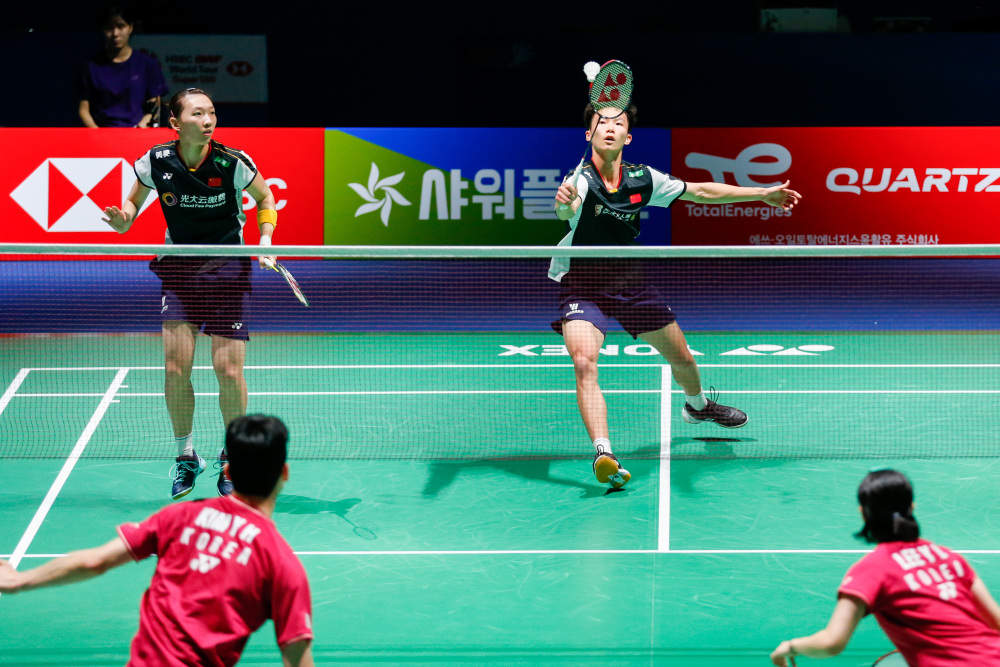 体育羽毛球韩国公开赛蒋振邦魏雅欣晋级