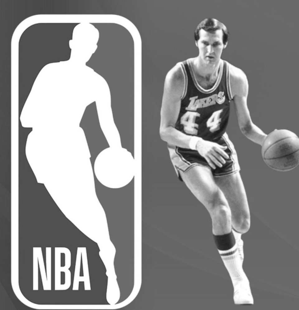 永恒的遗产,nba的标志正是杰里-韦斯特的动作