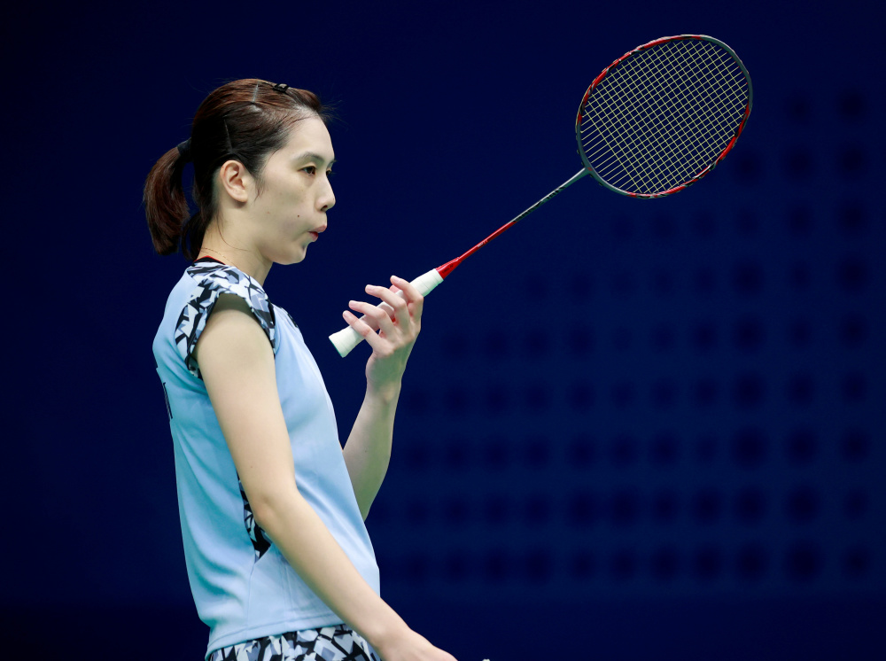 新华社记者 任正来 摄9月30日,日本队选手大堀彩在比赛中.