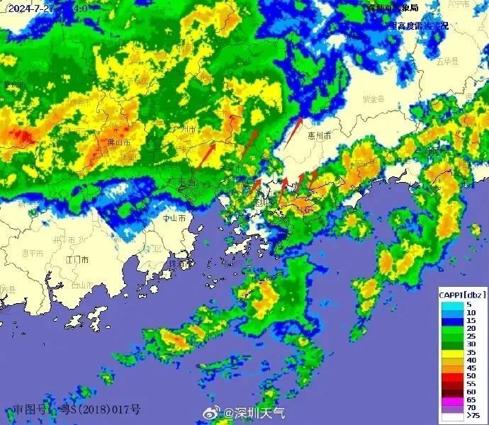 深圳机场大面积航班延误!分区红色暴雨预警生效中