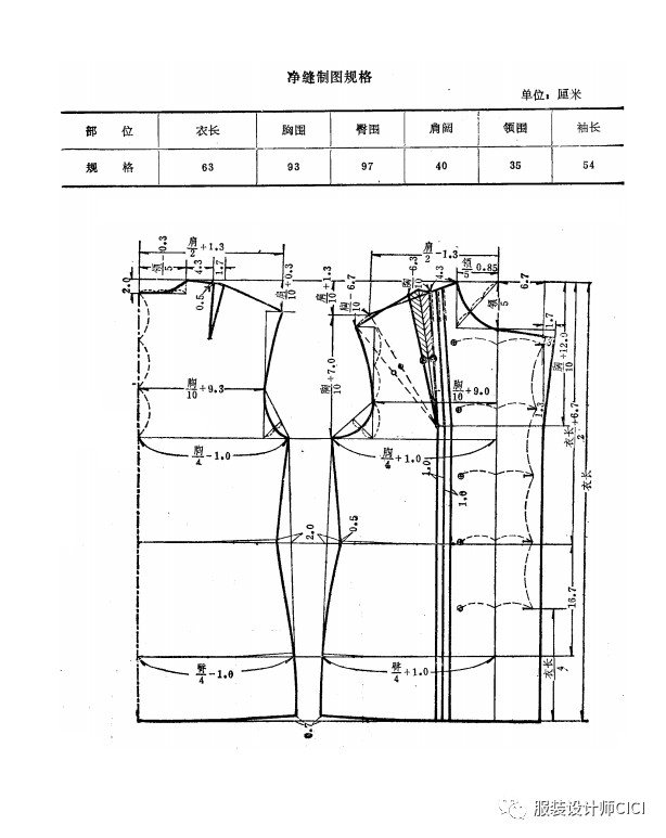 结构纸样裁剪图分享 | 女士衬衫10款