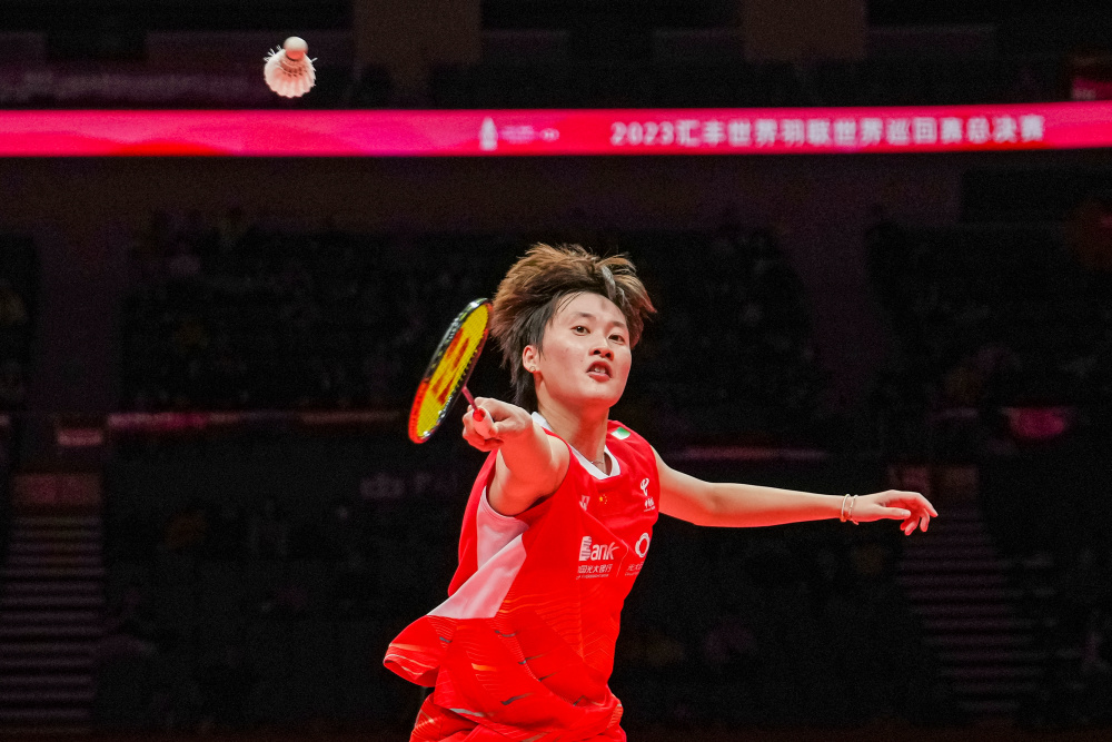 羽毛球——世界巡回赛总决赛:陈雨菲胜韩悦-腾讯新闻