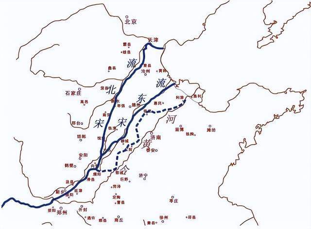 宋朝的人为决黄事件:黄河被扒开,淹死20万人,近千万人无家可归